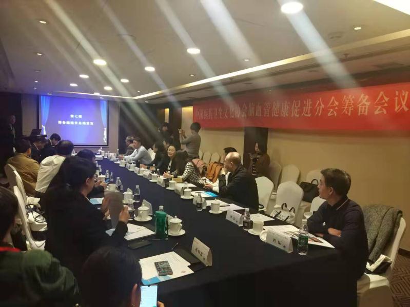 中国医药卫生文化协会脑血管健康促进分会筹备组首次会议在北京举行